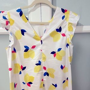 Kate Spade Lemons blouse
